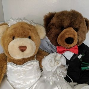 Build A Bear Workshop Bride & Groom Teddy Bears
